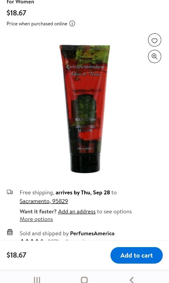 Catherine Malandrino Body Lotion, Beauty & Personal Care, Bath & Body