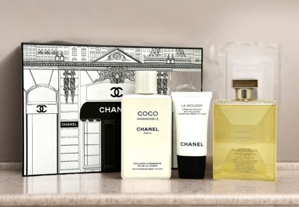 Chanel Gift Set (Shower Gel, La Mousse Cleansing Cream, Body Lotion) WPB,  Beauty & Personal Care, Fragrance & Deodorants on Carousell