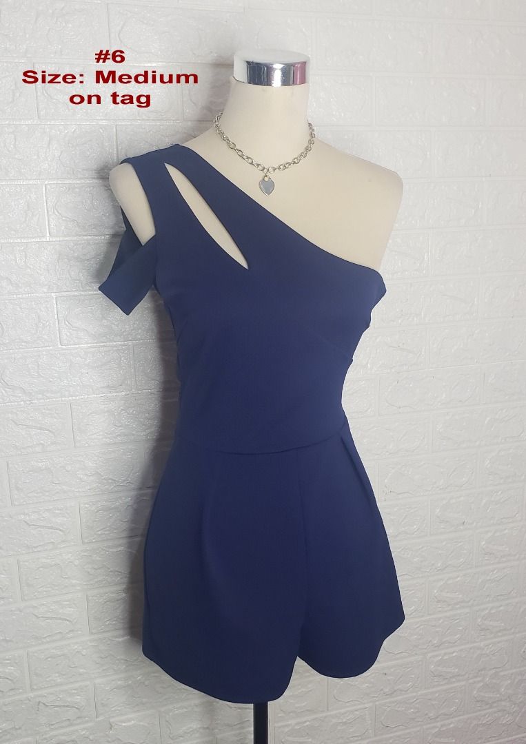 Charlotte russe blue romper sale