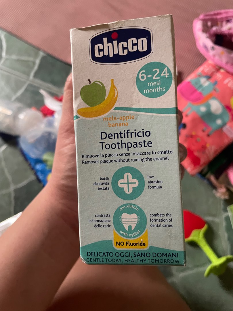 chicco toothpaste for 624 mos, Babies & Kids, Nursing & Feeding, Weaning & Toddler Feeding on