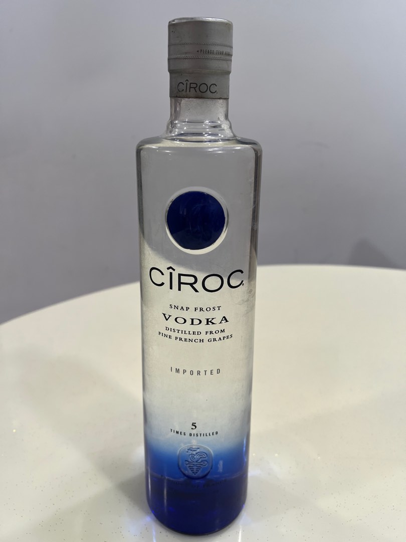 Ciroc Vodka 1L, Food & Drinks, Alcoholic Beverages on Carousell