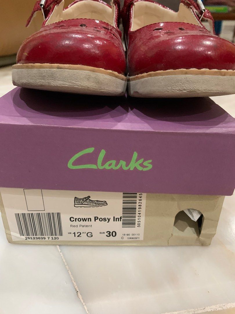 Clarks ladies deals red shoes