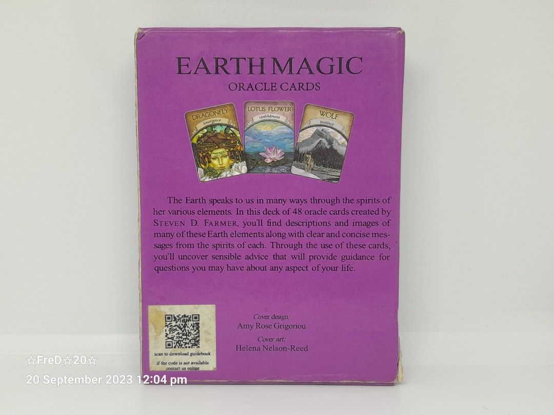 Earth Magic Oracle Cards Guidebook.pdf Complete Earth Magic Oracle Cards W/ Box, Hobbies & Toys, Toys & Games ...