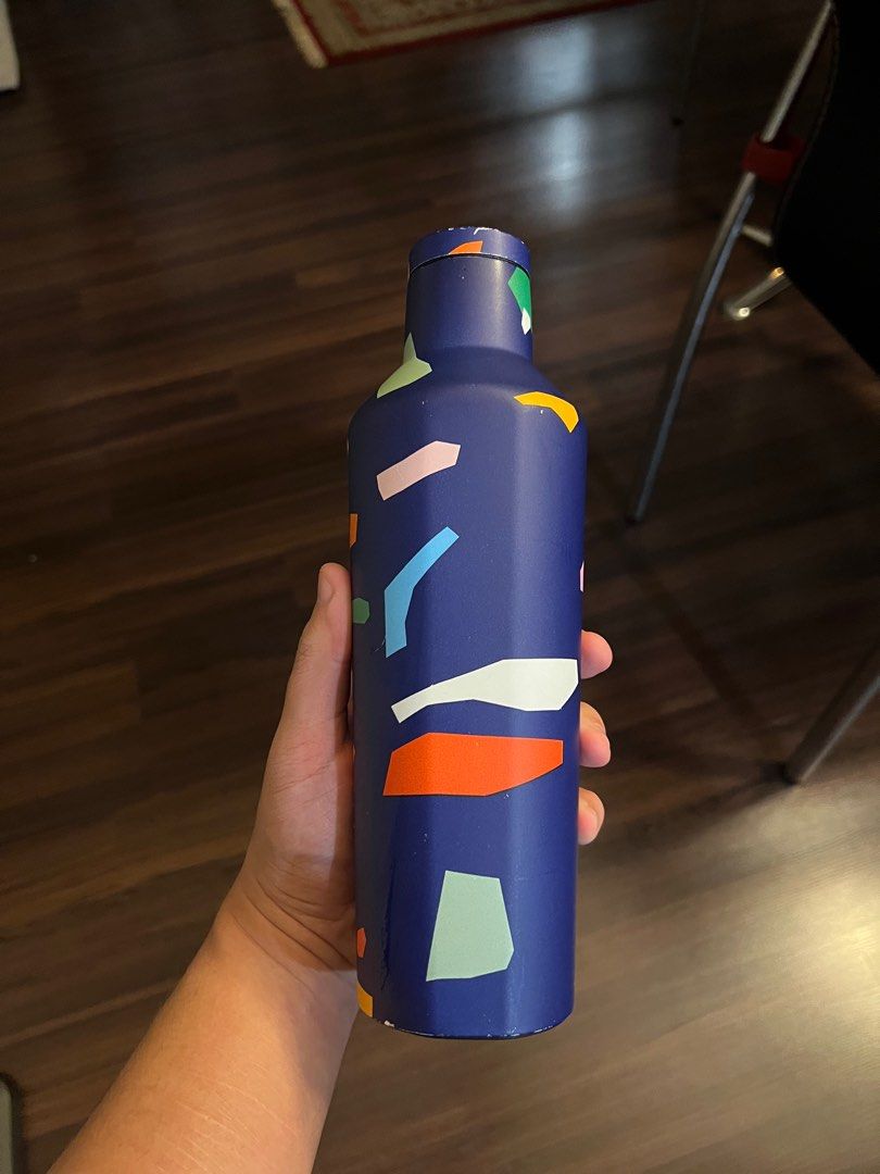 Corkcicle x Poketo 475ml Water Bottle, Furniture & Home Living