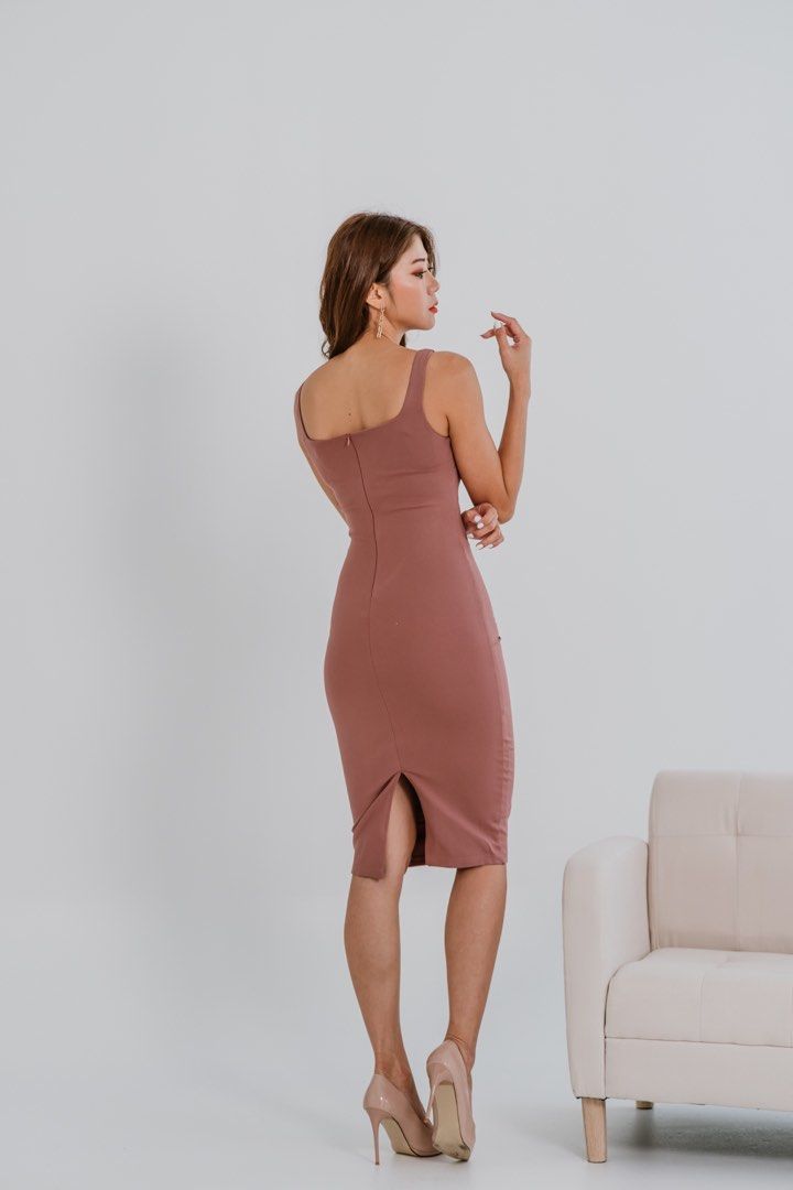 Mauve sale short dress