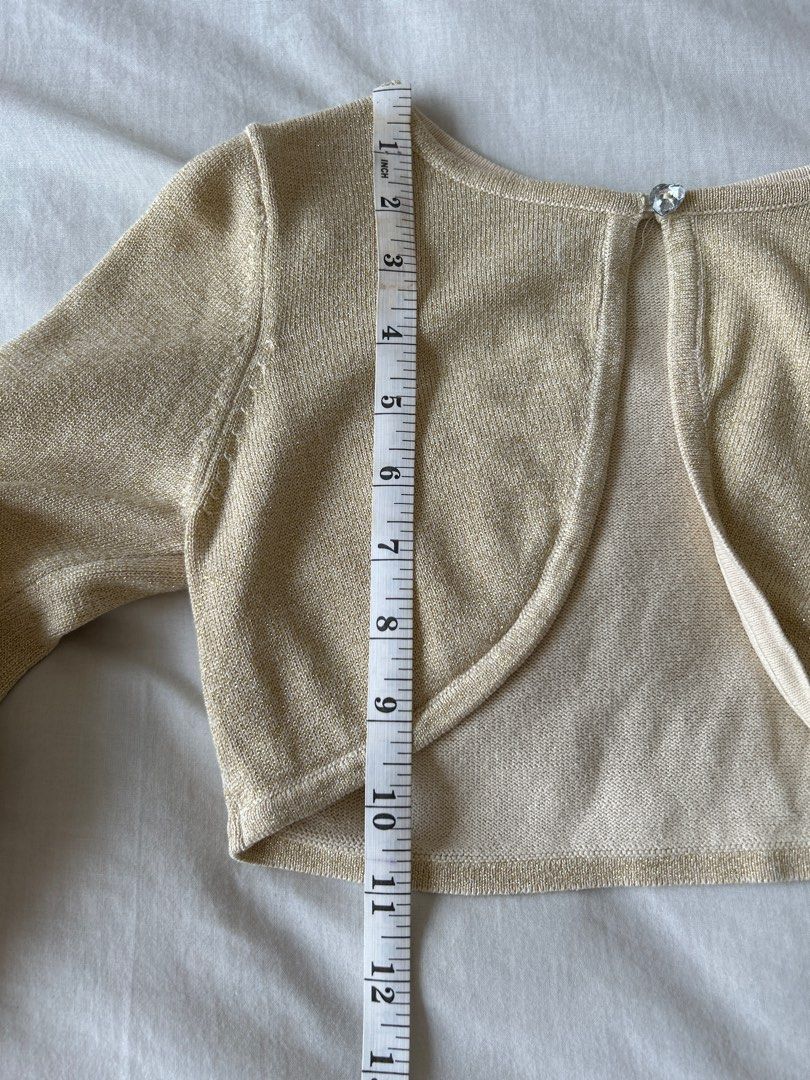 Childrens discount gold cardigan