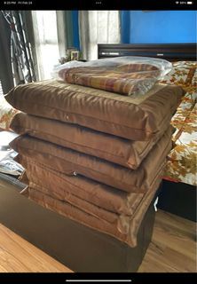 Cushions for chairs or floor 6pcs