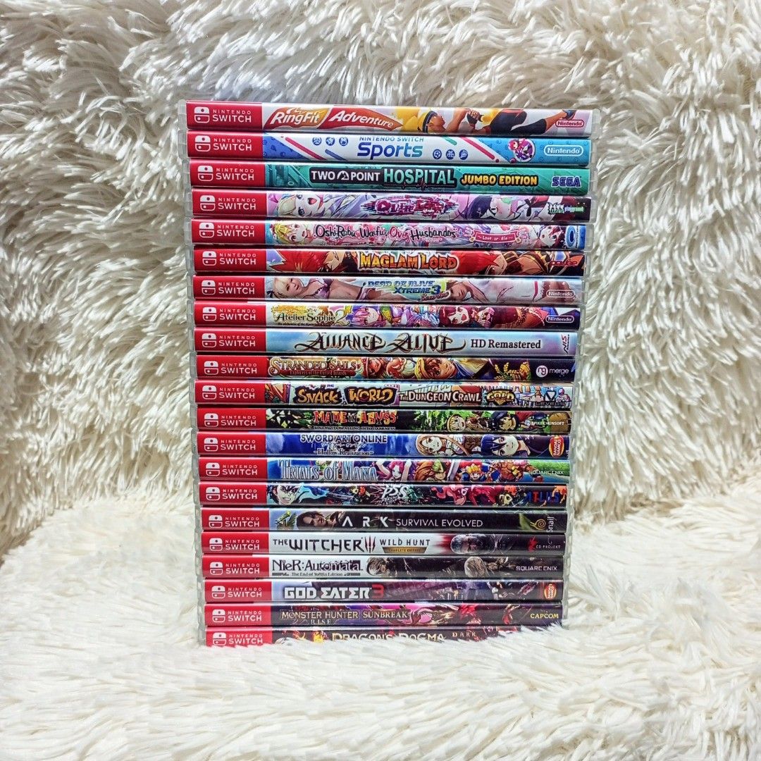 Custom Nintendo Switch Spines, Video Gaming, Gaming Accessories, Cases ...