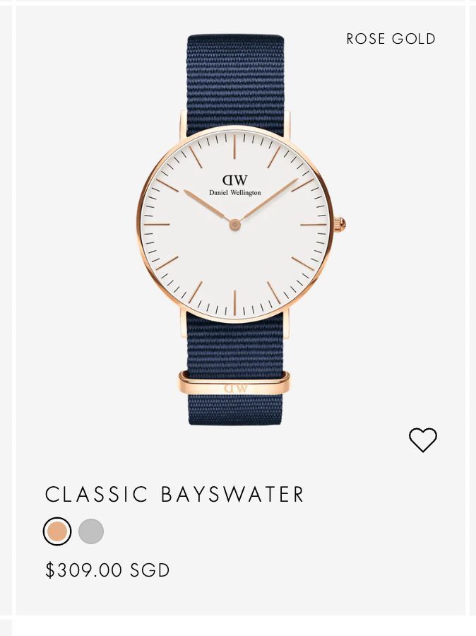 Daniel wellington new arrivals blue strap