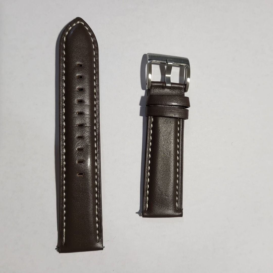 Dark Brown Watches Leather Strap High Quality 45mm Material
