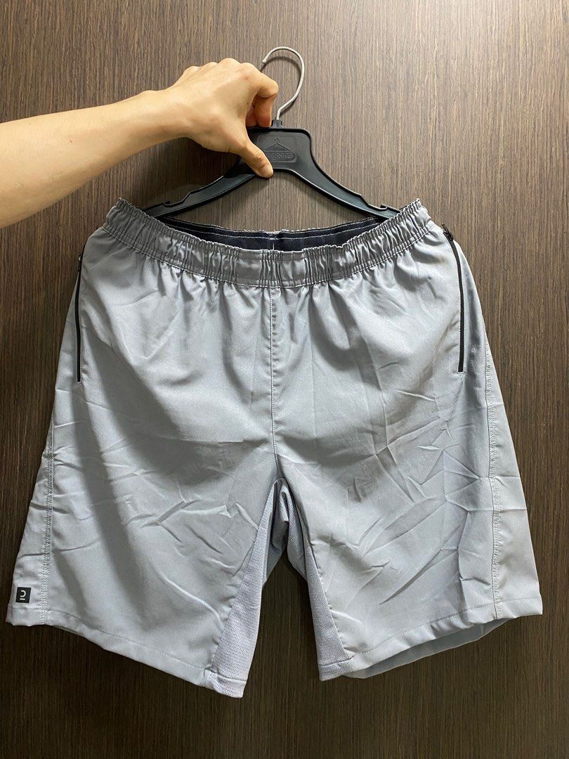 Mens gym shorts discount with zip pockets