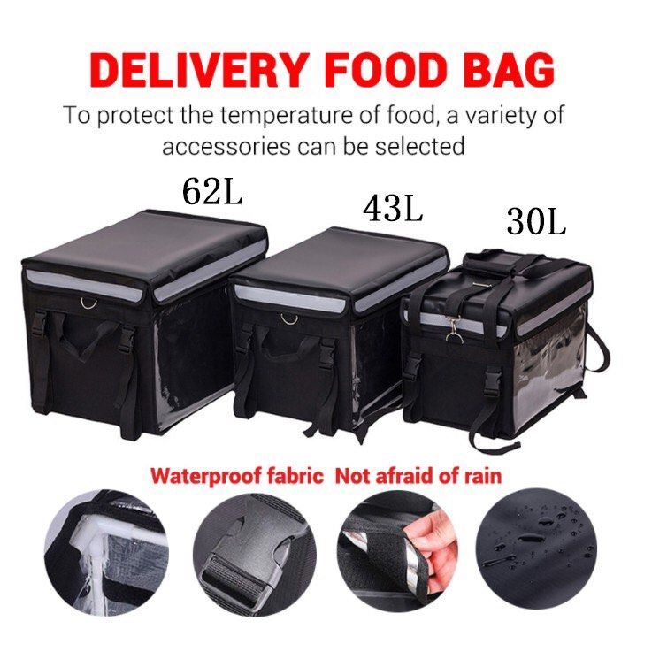 Thermal delivery backpack top