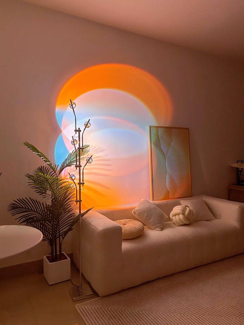 Sunset lamp shop in room
