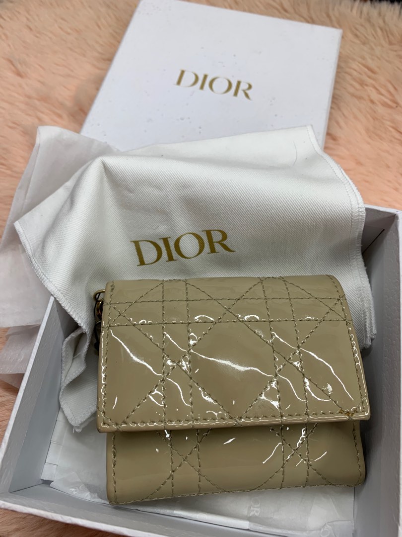 Dior Trifold Wallet, Luxury, Bags & Wallets on Carousell