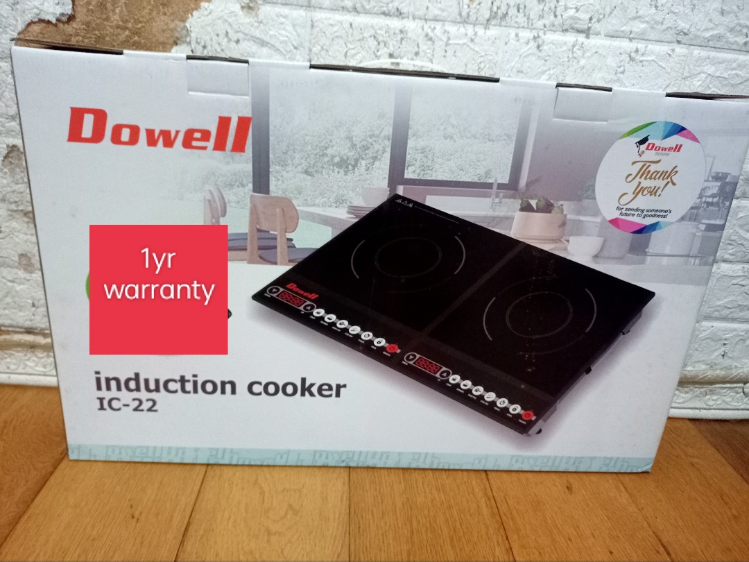 Dowell Double Induction Cooker, TV & Home Appliances, Kitchen