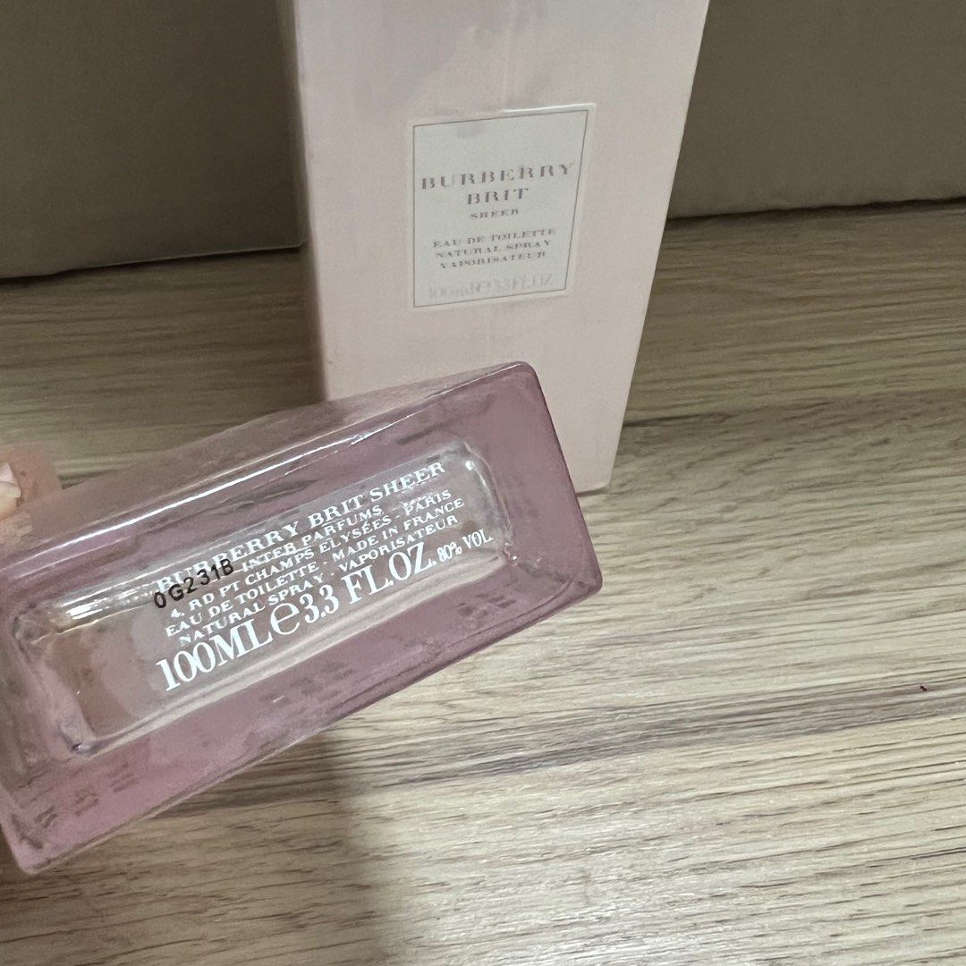 EDT Burberry Brit Sheer