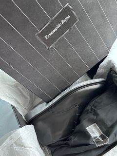 Ermenegildo Zegna Black Winter Dress Shoes-For Men