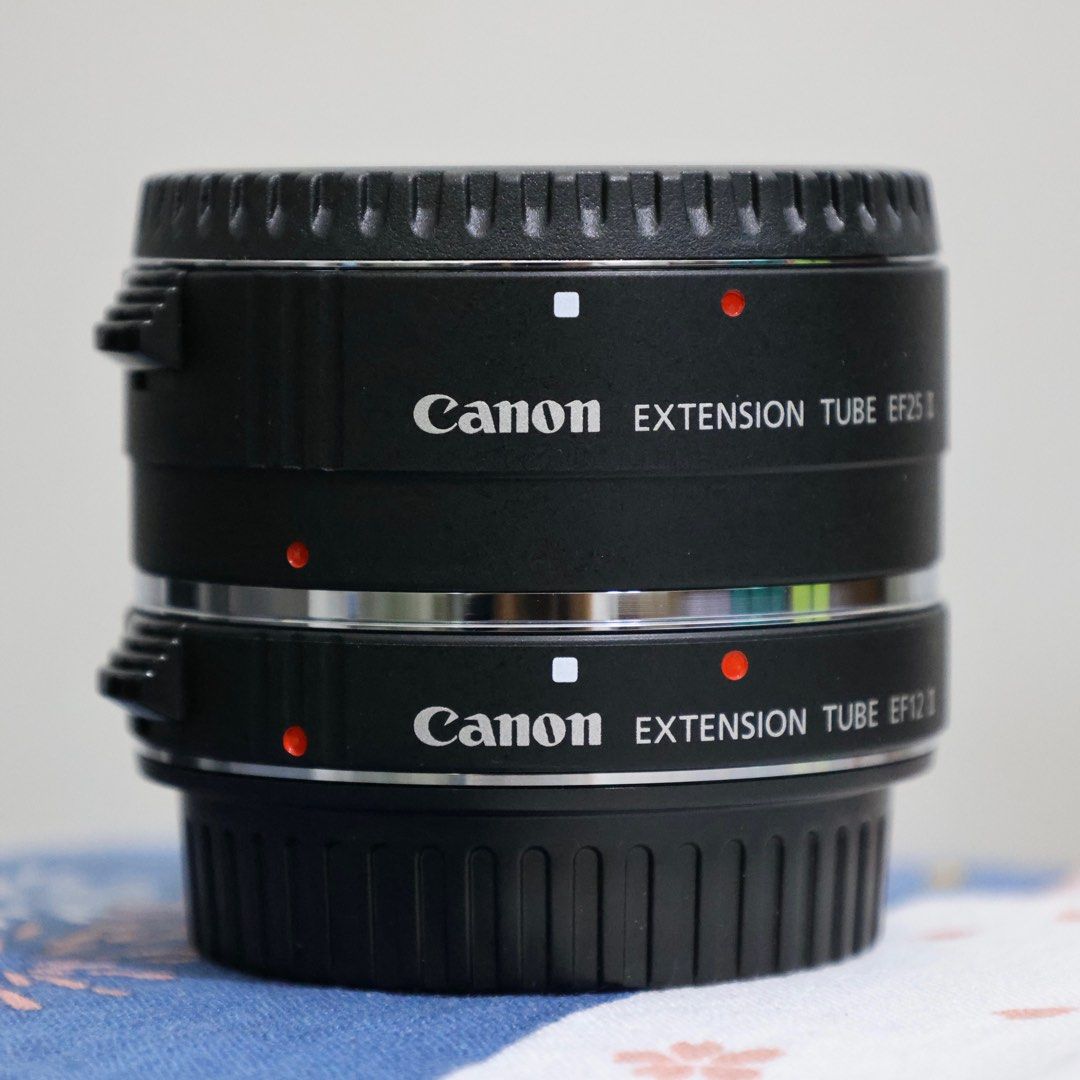 Extension Tube EF 25 II & Extension Tube EF 12 II, 攝影器材, 鏡頭及裝備 Carousell