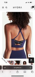 BNWT Kydra Tara Komi Longline Bra in Dark Olive