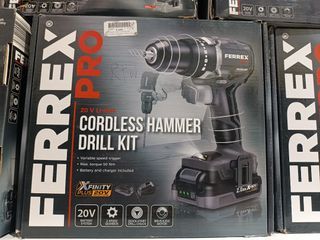 Ferrex Pro Cordless Hammer Drill Kit