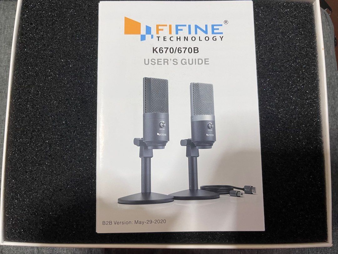 Fifine Technology K670/K670B, Audio, Microphones on Carousell