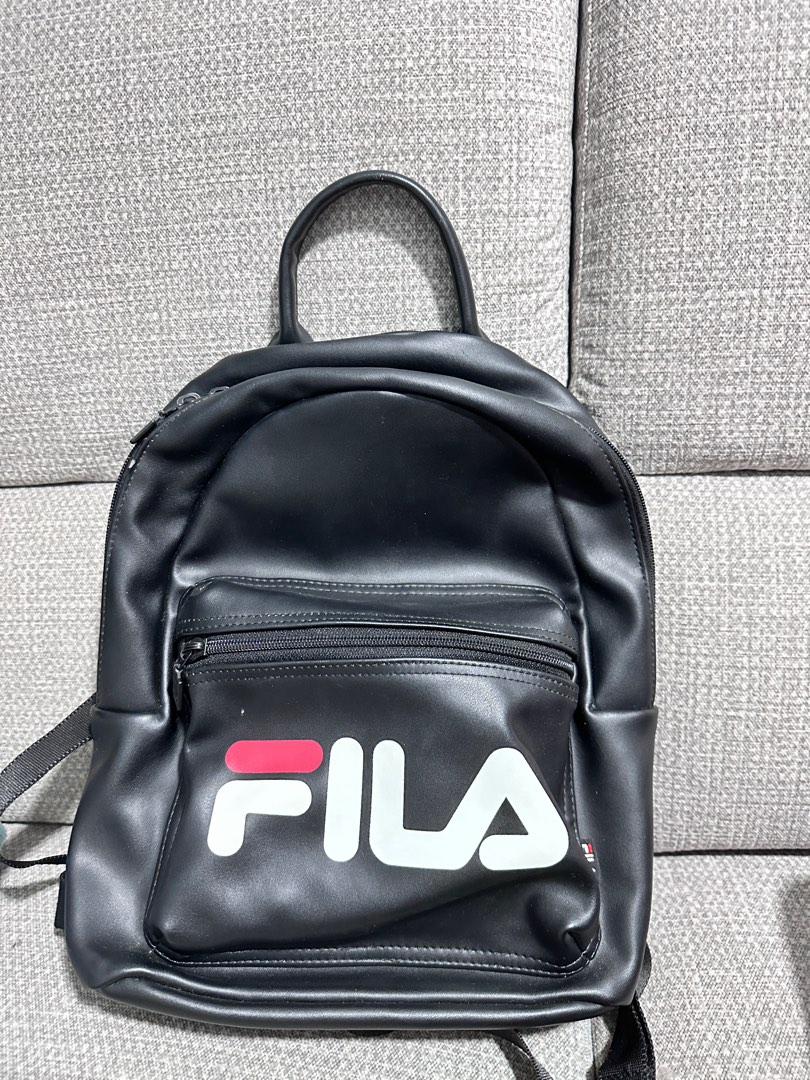 Fila leather backpack hotsell
