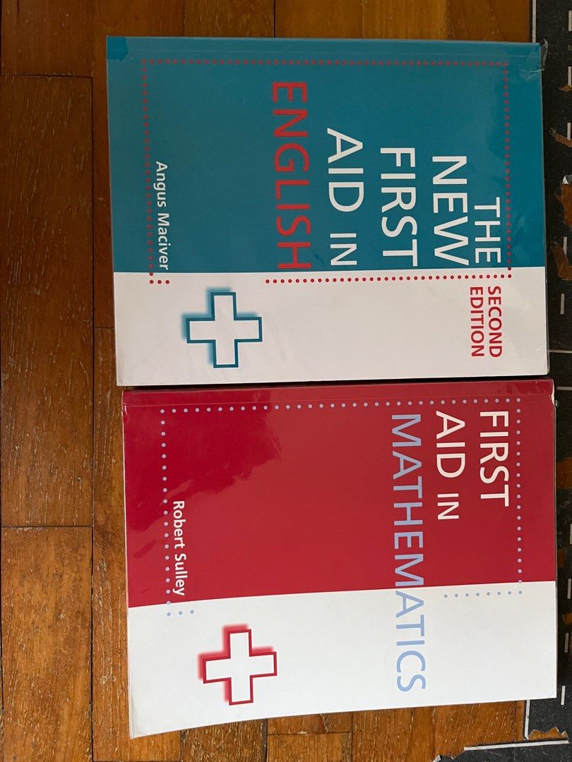 First aid in English, Hobbies & Toys, Books & Magazines, Textbooks on
