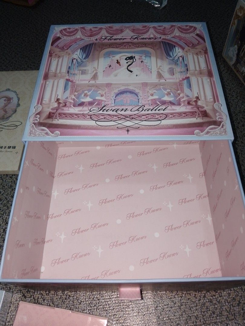 Flower Knows Swan Ballet Box (Category: Makeup) located in Rizal. Submitted by reyshishibal (Listing ID 1256211032, Image 1). Description: [ONHAND] may issue pm for info —Brandnew! —authentic from Flower knows official, scan the barcode to check authenticity —selling it for a lower price bcs I joined their membership and I bought in bulk 🌸MOP: Gcash/S pay/ Shapi Cod (1 flower knows item only if COD) 🌸MOD: shapi couriers using shapi c/o, JnT, La