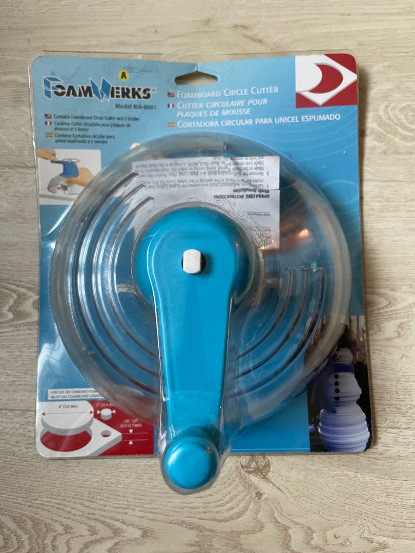Foam board circle cutter, Hobbies & Toys, Stationery & Craft, Craft
