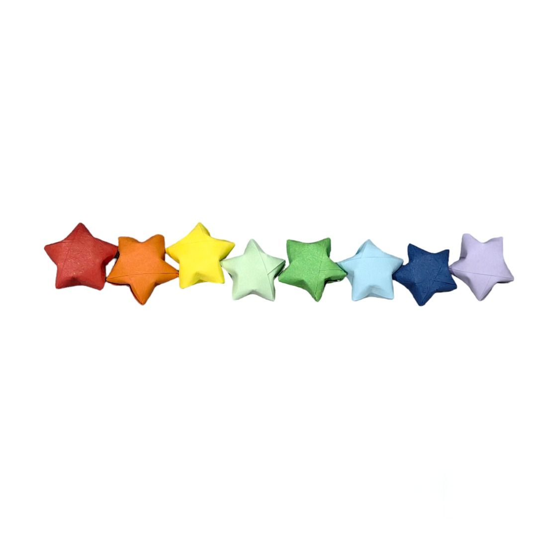 Folded Origami Stars, Hobbies & Toys, Stationery & Craft, Handmade Craft on  Carousell
