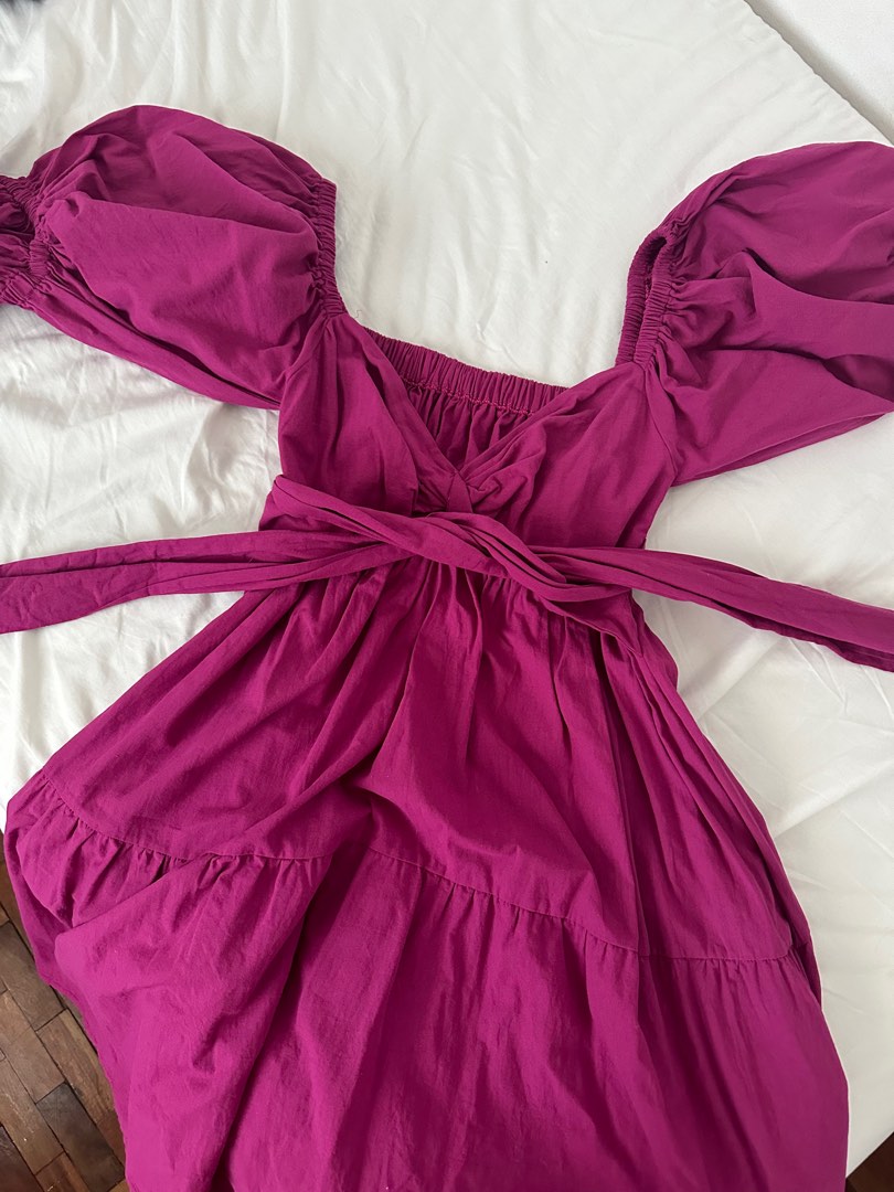 Fuchsia Pink Dress, Women's Fashion, Dresses & Sets, Dresses on Carousell