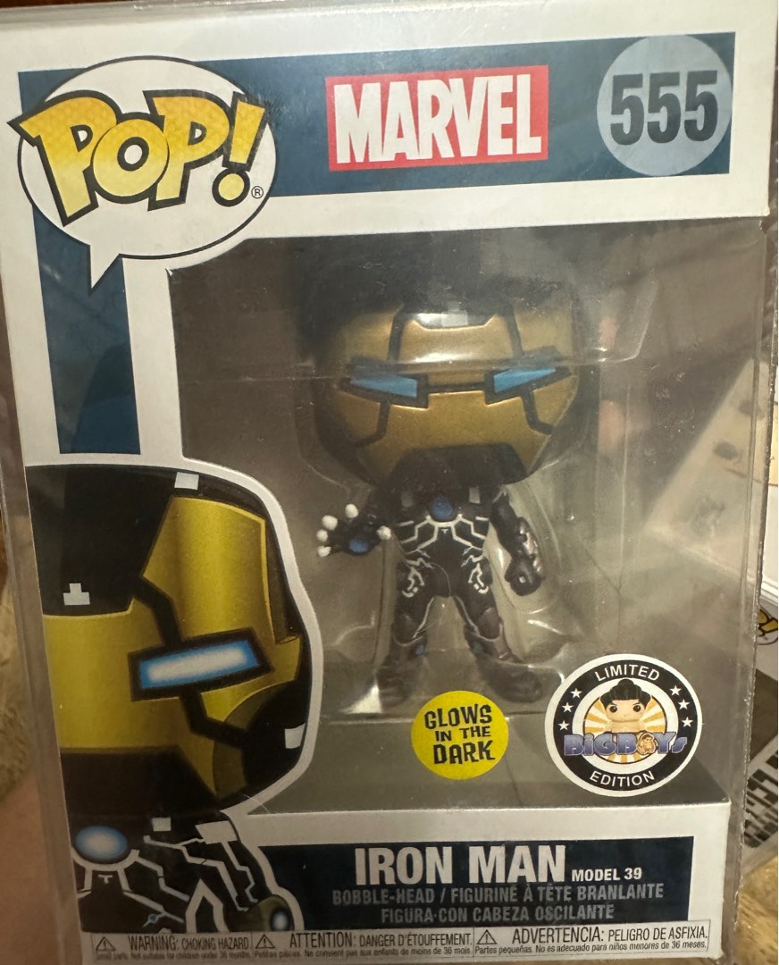 Pop! Marvel: 80th Anniversary - Iron Man Model 39 (Glow-in-the-Dark)  Exclusive