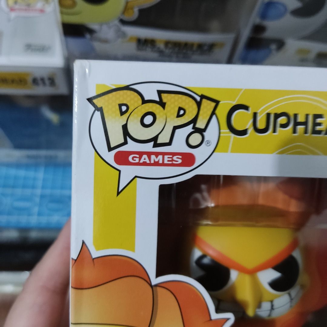 FUNKO POP - CUPHEAD (Category: Designer & Blind Box Toys) located in Manila. Submitted by lvlup_toys (Listing ID 1256246911, Image 3). Description: FUNKO POP FOR SALE PLEASE TAKE TIME TO READ THANKS! 🔵 FIRST TO PAY BASIS! 🔵 NO RESERVATION! 🔵 NO BREAKING OF SET ---------------------------- 🔵Cuppet #413 7/10 - warping sa window (check photos for the condition) 🔵Mrs. Chalice #416 9-10/10 🔵Sally Stageplay #414 9-10/10 🔵Mugman #311 9-10/10 🔵Cu