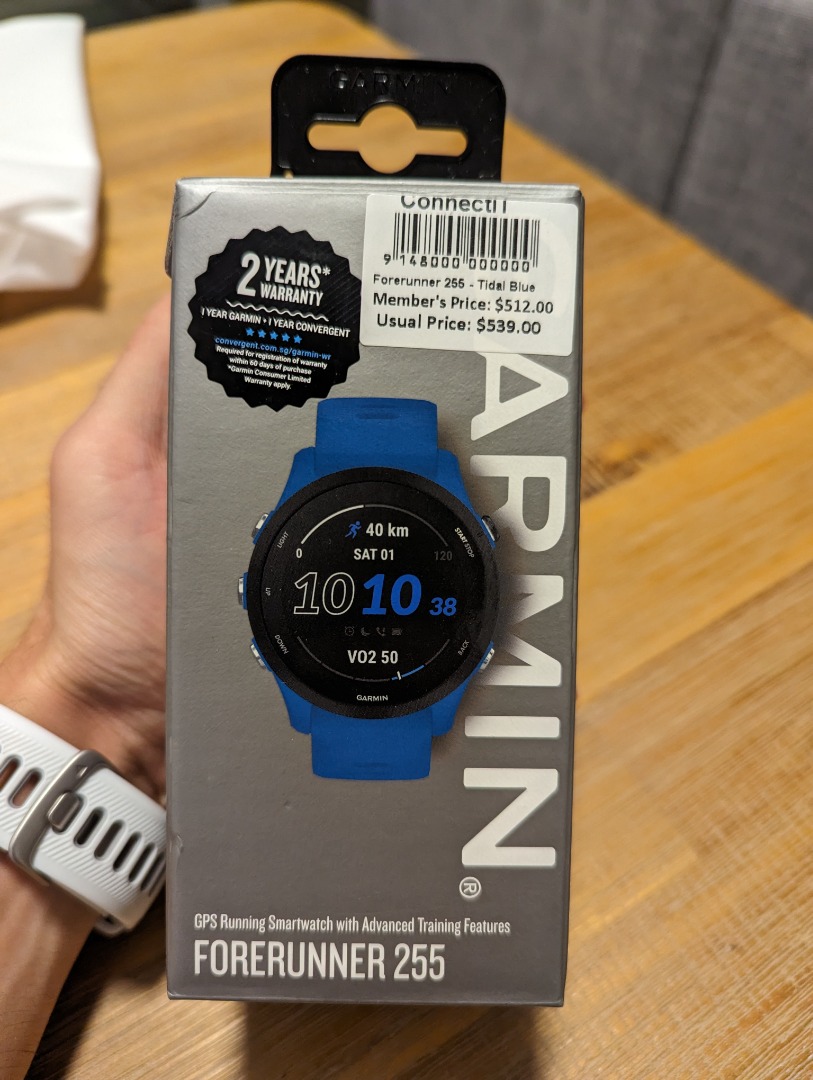Garmin Forerunner 255 GPS Watch - Tidal Blue for sale online