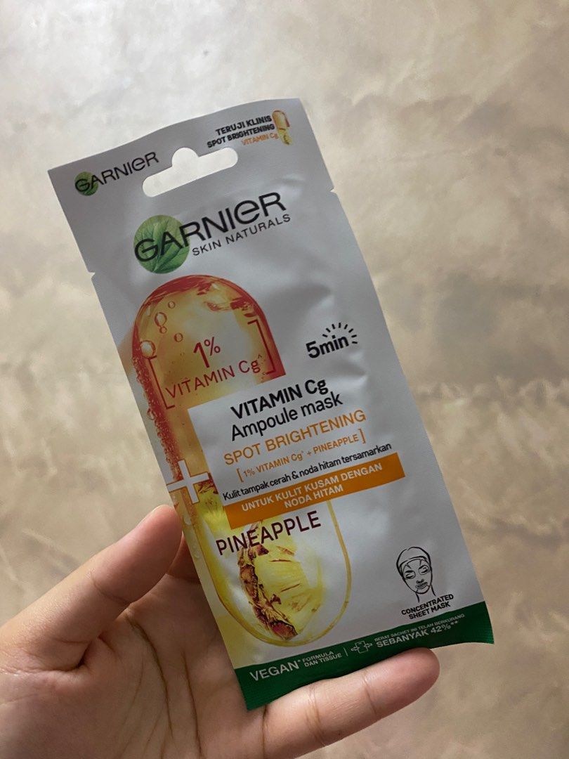 Garnier Face Mask, Beauty & Personal Care, Face, Face Care on Carousell