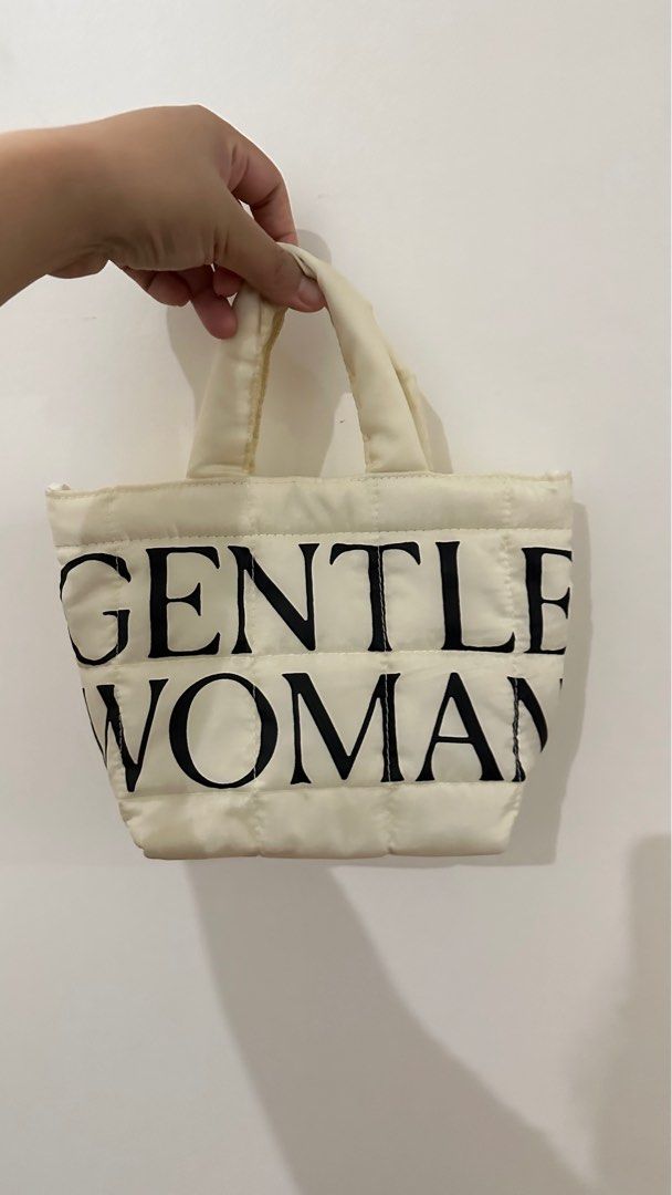 GENTLEWOMAN small puffer bag (Category: Tote Bags) located in Rizal. Submitted by mindanicakes (Listing ID 1256149217, Image 1). Description: Selling my Gentlewoman small puffer bag P680 —well used —visible faint stains on the handle —bought from bangkok rfs: decluttering dm if interested .