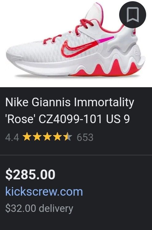 Giannis cheap shoes roses