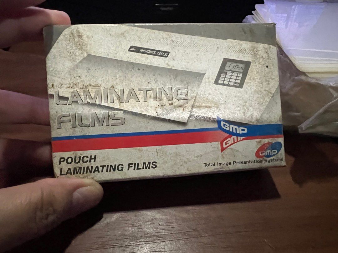 GMP Laminating films. Pang ID po na laminating film 100 pcs per box