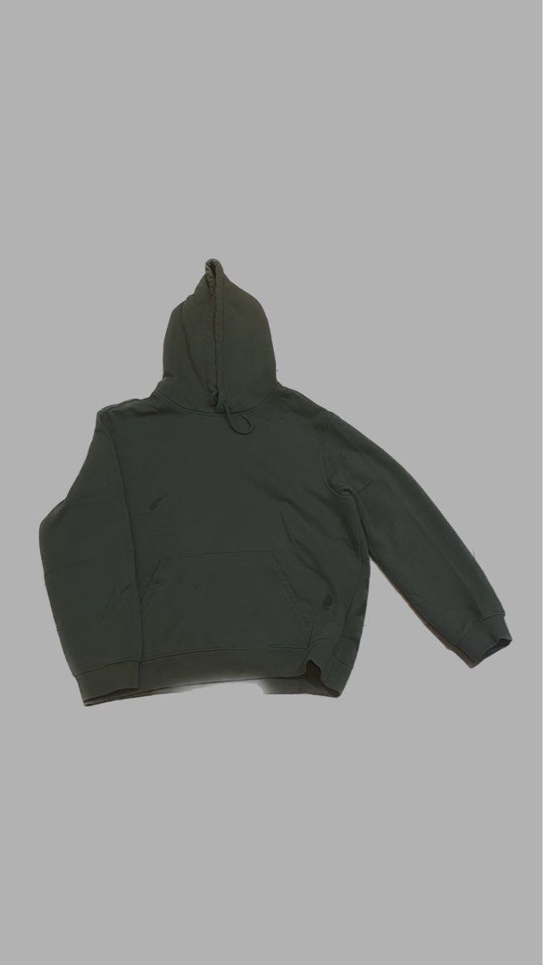 green hoodie, Men's Fashion, Tops & Sets, Hoodies on Carousell