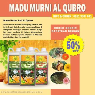 GROSIR !! WA : 0811-3307-611 Produsen Madu Asli Murni Al Qubro Indonesia,