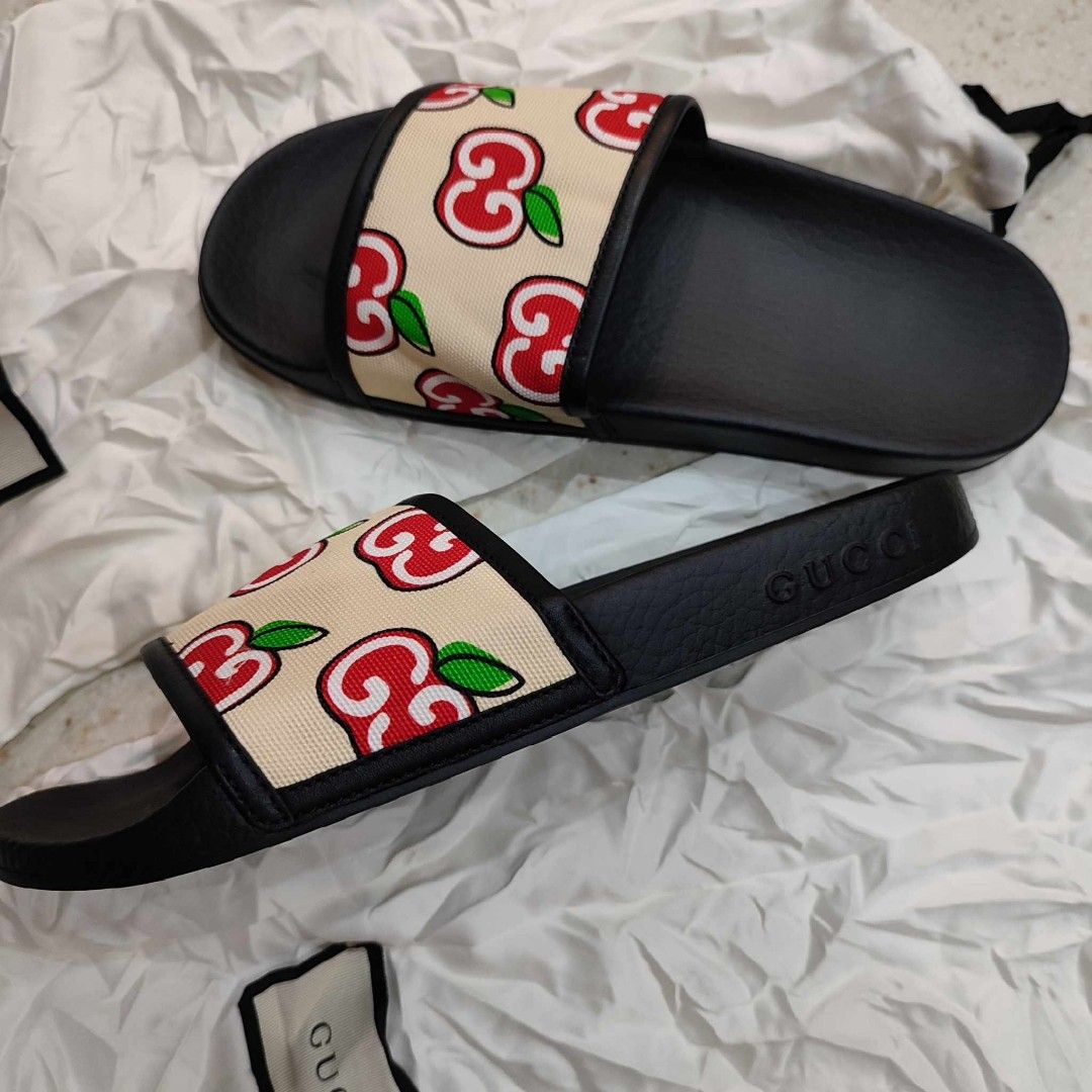 Gucci cherry sale slides