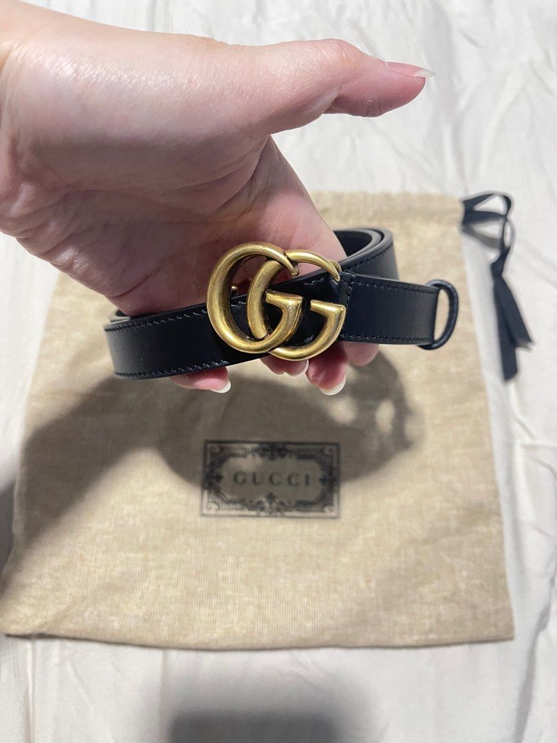 Gucci Belt 2cm Double G buckles