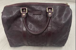 Gucci x Disney Monogram Duffle Travel Bag Beige/Ebony in Coated