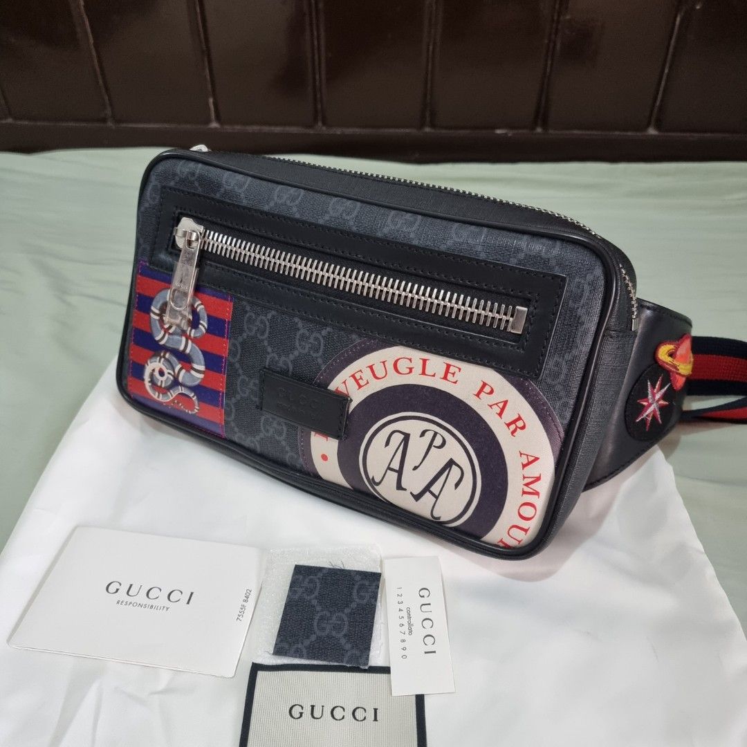 Gucci fanny sales pack with patches