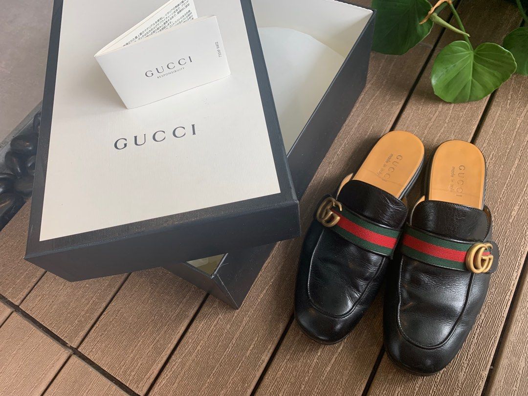 Gucci princetown sales double g