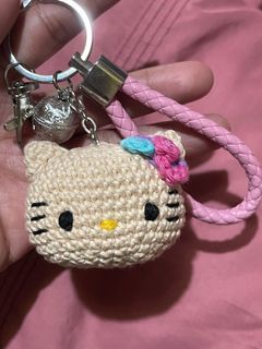 Handmade Hello Kitty Bag charm / key ring