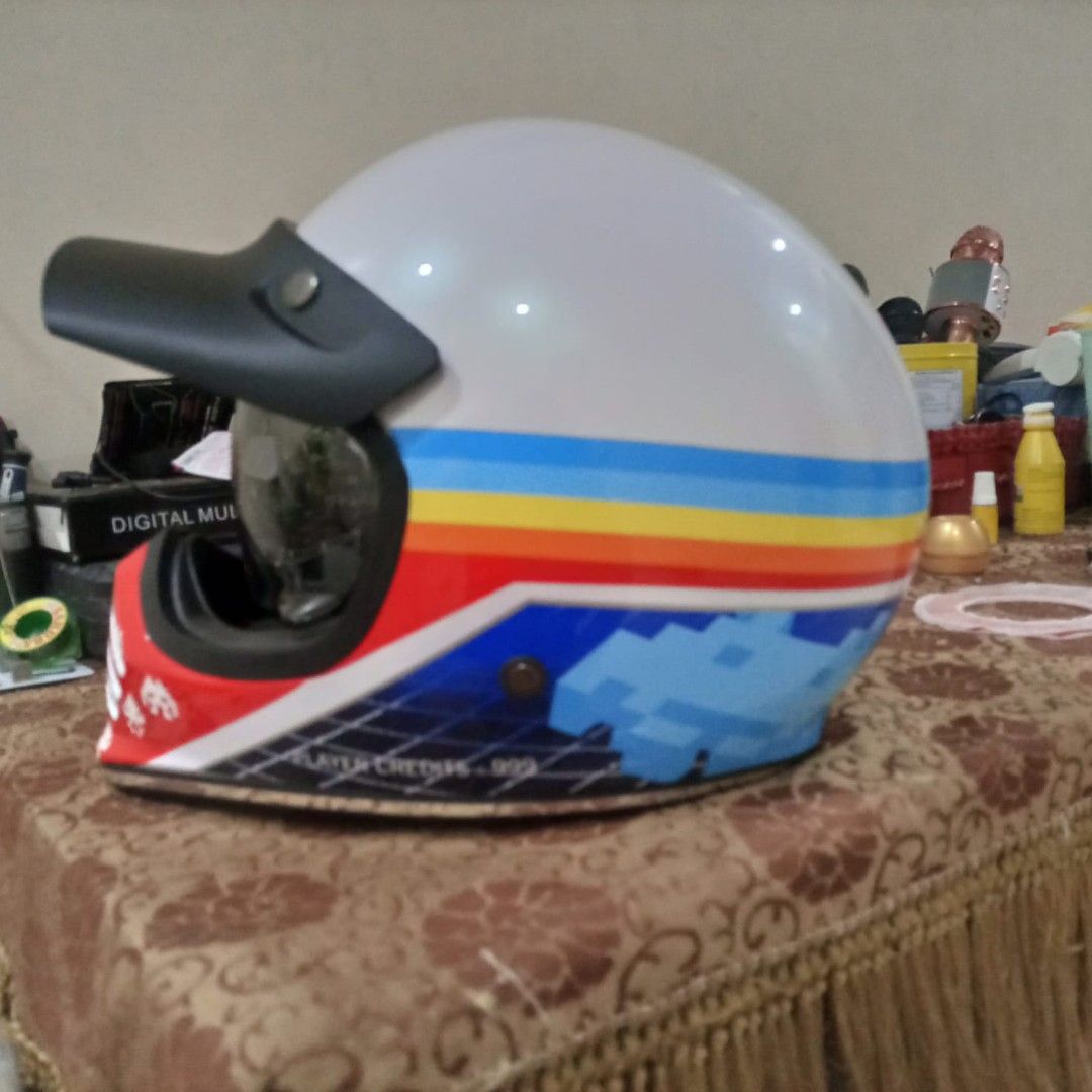 Helm cross retro best sale