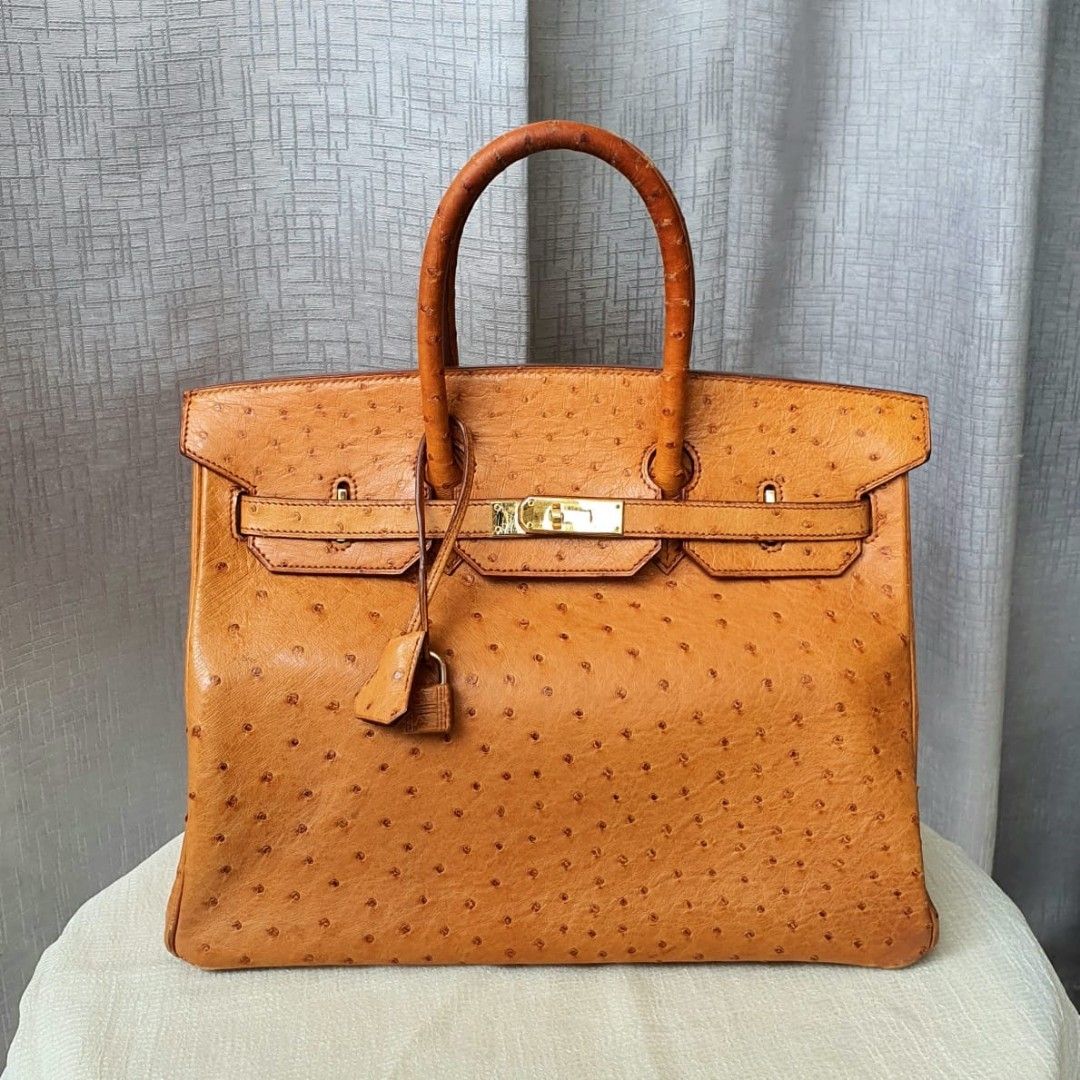 Hermes Birkin 35 Etoupe, Luxury, Bags & Wallets on Carousell