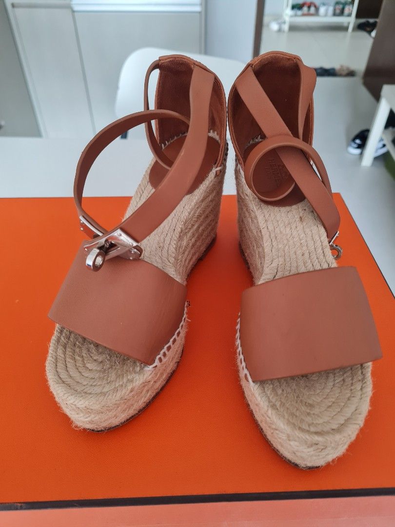 Hermes Espadrille Women s Fashion Footwear Sandals on Carousell