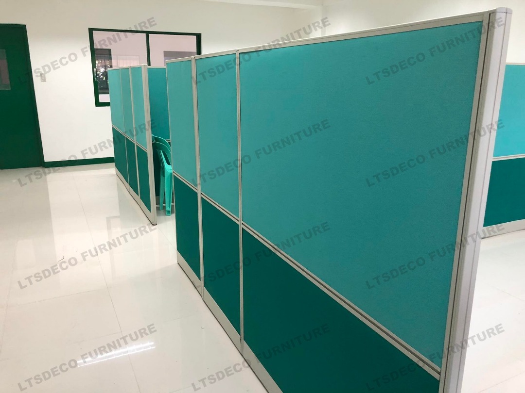 High Panel Divider office Partition Full Fabric Finish 468series